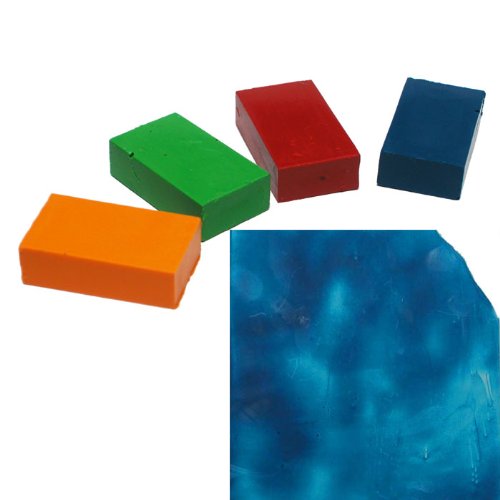 Encaustic Wachsblock klein, Blau, 1 Stk. von Meyco