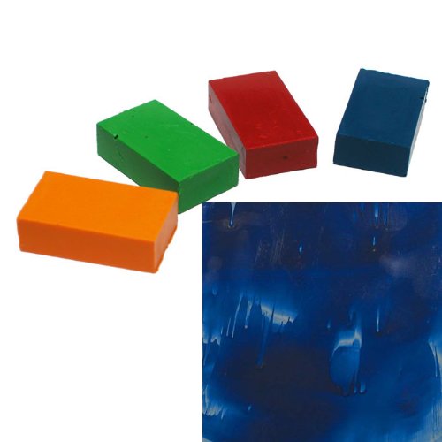 Encaustic Wachsblock klein, Preußischblau, 1 Stk. von Meyco