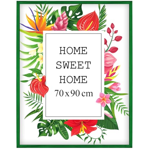 Mg Design Bilderrahmen 70x90 cm - Farbe Grün, aus Holz, mit Acrylglas - zum vertikalen oder horizontalen Aufhängen, ohne Hintergrund, für Fotos, Poster, Puzzles Mg Design Bilderrahmen 70x90 cm - Farbe Grün, aus Holz, mit Acrylglas - zum vertikalen oder horizontalen Aufhängen, ohne Hintergrund, für Fotos, Poster, Puzzles von Mg Design