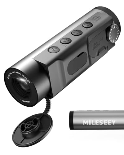 MiLESEEY TNV10 Handheld Wärmebildkamera, mit 256x192 (25Hz) @12μm Wärmebildobjektiv und Fotos und Videos aufnehmen, 5 Farbpaletten für jeden Forscher (11mm) von MiLESEEY