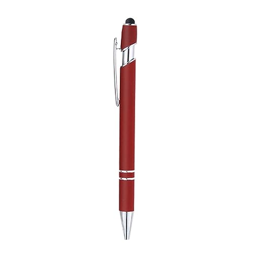 10 x glatter Kugelschreiber, Metall, Capactive Stylus Pen, 1,0 mm, schwarz, Touch-Screen-Stifte Press-Kugelschreiber Bürobedarf von Miaelle