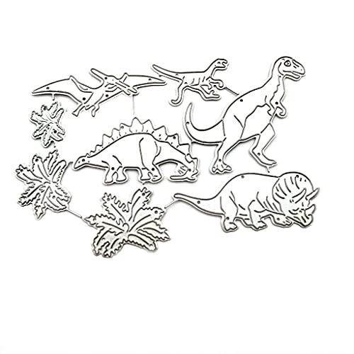 Dinosaurier-Metall-Stanzformen, Scrapbooking, Album, Papier, Karte, Vorlage, Form, Basteln, Dekoration von Miaelle