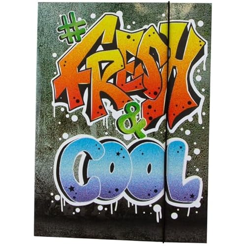 Gummizugmappe DIN A4 - Graffiti Fresh & Cool von Mica College