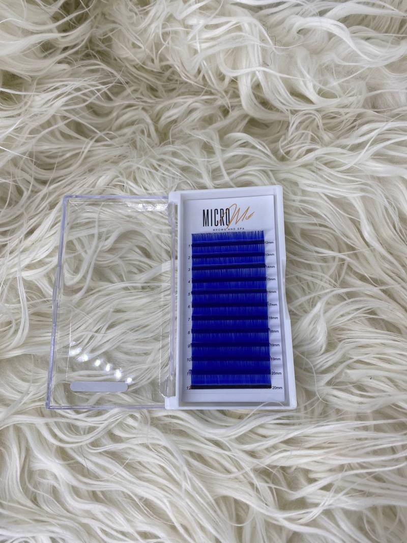 Farbiges Wimpernfach | Blau 0, 07 C 13mm von Micromibrows