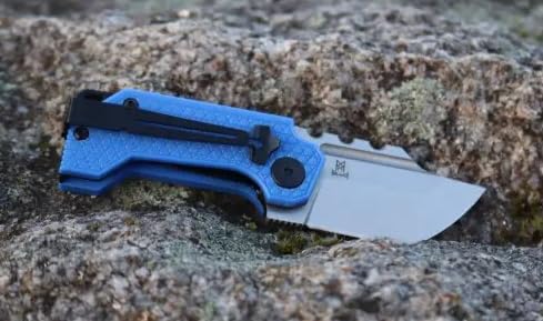 Midgards-Messer Thunrar Nano Folder blau von Midgards-Messer