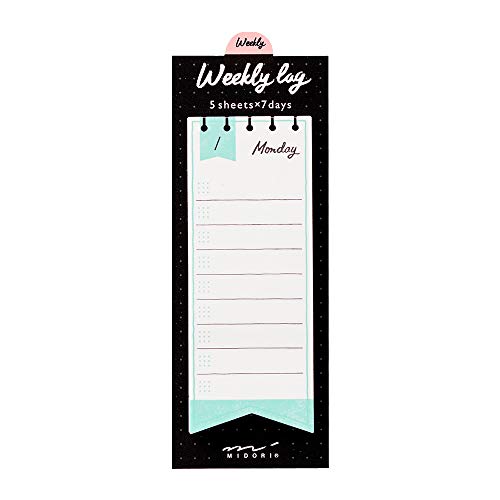 Midori Sticky Notes Journal Weekly Ribbon von Midori