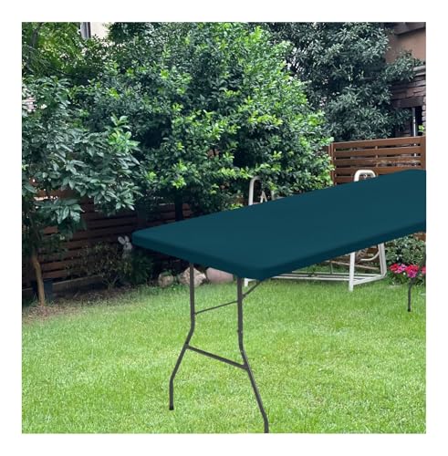 Kitchen Spandex Tischtuch, Stretch Rechteckige Tischdecke Terrasse Tischabdeckung für Veranstaltung, Hochzeit, Bankett & Partys Waschbar(N11,76x183cm) von Miecoae