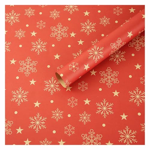 Miecoae Kraftpapier Breite 50cm Länge 70cm Geschenkpapier, Kraftpapier Geschenkverpackung für Kunsthandwerk, Geburtstage, Weihnachten(S3,10 Sheets_50X70CM) von Miecoae