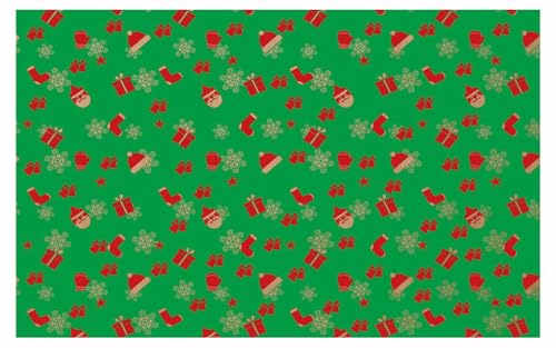 Miecoae Weihnachten Geschenkpapier 5 Blatt oder 10 Blatt (50 x 70 cm) Weihnachtspapier DIY-Bastelpapier für Geschenkverpackungen(Z8,5 Sheets_50X70CM) von Miecoae