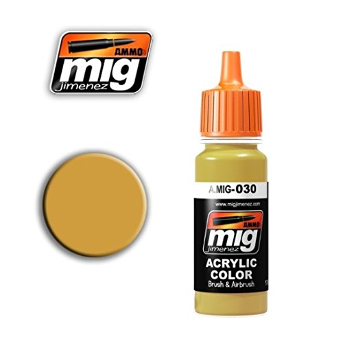 Mig Jimenez A.MIG-0030 Ammo Sandgelbe Acrylfarben (17 ml), Mehrfarbig von Mig Jimenez