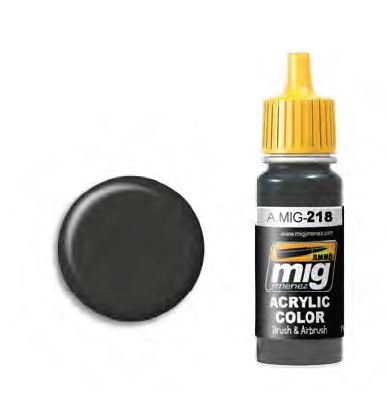 AMMO A.MIG-0218 Rlm 66 Schwartzgrau Acrylfarben (17 ml), Mehrfarbig von Mig Jimenez