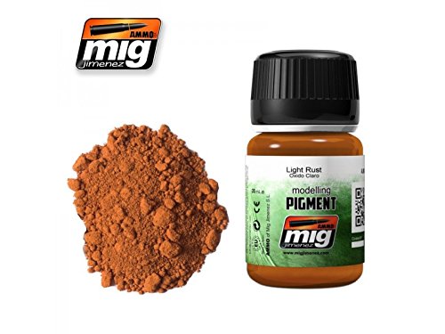 AMMO MIG-3006 Pigmente (35 ml) Light Rost, Mehrfarbig von Mig Jimenez