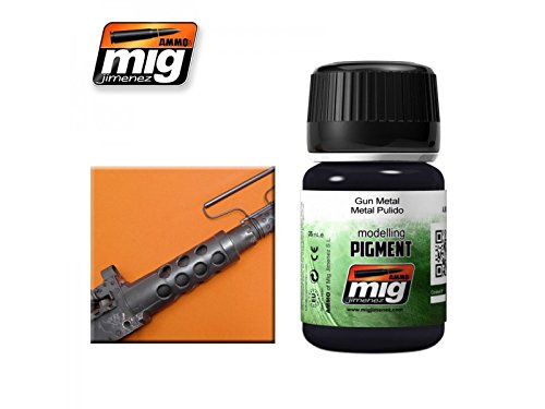 AMMO A.MIG-3009 Munition-Pigmente (35 ml) Gun Metal, Mehrfarbig von Mig Jimenez