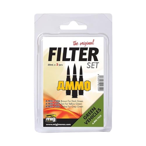 AMMO A.MIG-7452 Munitionsfilter-Set für grüne Fahrzeuge, Mehrfarbig von Mig Jimenez