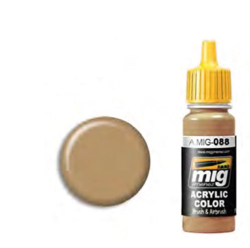 AMMO MIG-0088 Khakibraune Acrylfarben (17 ml), Mehrfarbig von Mig Jimenez