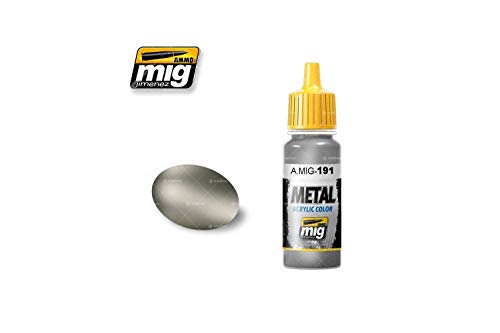 Ammo A.MIG-0191 Stahl-Metall-Acrylfarben (17 ml), Mehrfarbig von Mig Jimenez