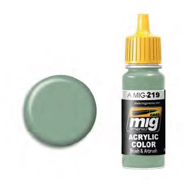 Ammo MIG-0219 Fs 34226 (Bs283) Acrylfarben für den Innenbereich, Grün, 17 ml, mehrfarbig von Mig Jimenez