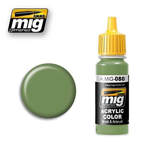 Mig Jimenez A.MIG-0080 Ammo Bright Green Amt-4 Acrylfarben (17 ml), Mehrfarbig von Mig Jimenez