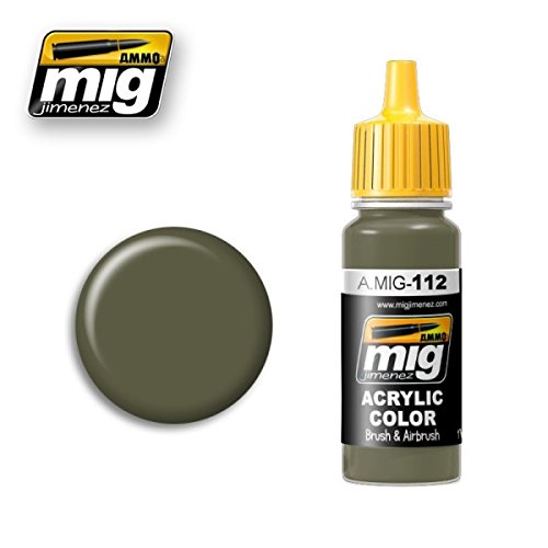 Mig Jimenez A.MIG-0112 Ammo SCC 15 (British 1944-45 Olive Drab) Acrylfarbe, 17 ml, Mehrfarbig von Mig Jimenez