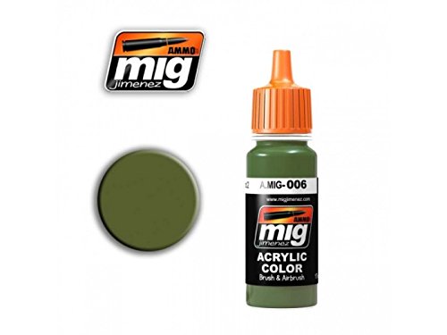 Mig Jimenez Ammo RAL 7008 Graugrün Opt.2 Acrylfarben (17 ml) von Mig Jimenez