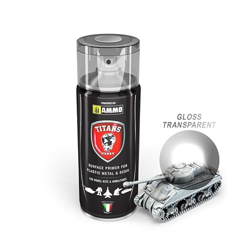 Titans Hobby Spray Primer Gloss Transparent (400ml) von Mig Jimenez