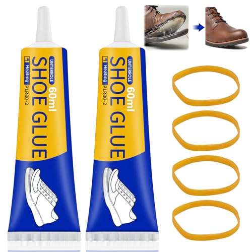 120ml Shoe Glue, Schuh Kleber, Schuhkleber Sohlenkleber Extra Stark Wasserfest, Kleber für Schuhe, Lederkleber, Transparent Schuhsohlenkleber, Reparatur von rissigen und abgenutzten Schuhen von Miioto