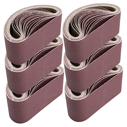 6St 4x24 Schleifband schleifenband holzbearbeitung Schleifbandlänge grinders 4x24 Bandschleifer Schleifbänder abrasives Schleifband 80 Schleifband kleiner Werkzeuggürtel Sandpapier Mikikit von Mikikit