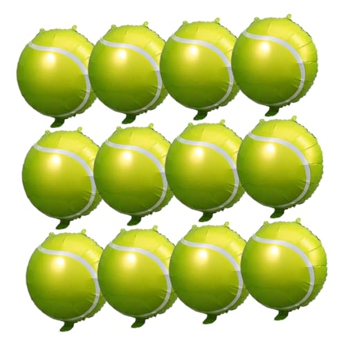 Mikikit 12 Stück Tennisballon Gold Tennisparty Partyballon Luftballons Ö Aufblasbares Ballondekor Tennis Dekorationen Sportballons Jumbo-Tennisball Party -Tennis Aluminiumfolie Grün Mikikit 12 Stück Tennisballon Gold Tennisparty Partyballon Luftballons Ö Aufblasbares Ballondekor Tennis Dekorationen Sportballons Jumbo-Tennisball Party -Tennis Aluminiumfolie Grün von Mikikit