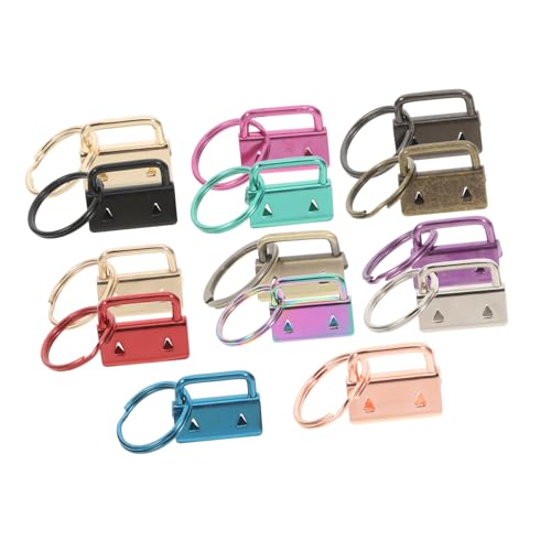 Mikikit 14Stücke Schlüsselanhänger Clips für DIY Projekte Schwanzclips für Armbänder und Lanyards Farbenfrohe Bastelzubehör für Ideen Mikikit 14Stücke Schlüsselanhänger Clips für DIY Projekte Schwanzclips für Armbänder und Lanyards Farbenfrohe Bastelzubehör für Ideen von Mikikit