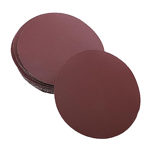 Mikikit 20St Sandpapier polierpads polishing pad sanding paper politur pads Betonschleifpads nasses, trockenes Schleifpapier Schleifscheiben nasses trockenes Schleifpapier Sandmaterial rot von Mikikit