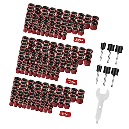 Mikikit 307PCS Emery Circle Polishing Set Gummierte Schleifkreise Für Elektrische Schleifmaschinen Geeignet Für Verschiedene Anwendungen Inklusive Zufälliger Körnung Ideal Für von Mikikit