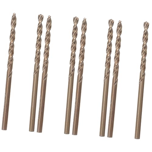 Mikikit 4Sets Metallbohrer Gehärteter Aluminiumbohrer Schärfen Von Rohrleitungsbohrspitzen Hartmetallbohrer Schweißbohrer Wolfram Schleifgerät Schraubstockschleifen 2pcs*4 von Mikikit