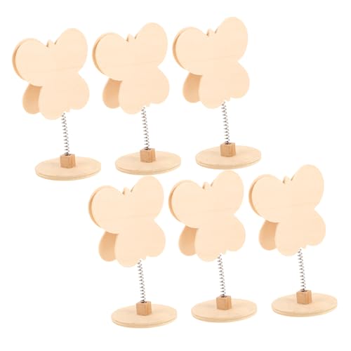 Mikikit 6Stücke DIY Handbemalte Tischnummernklammern für Hochzeiten Dekorative Kartenhalter für Tischdekoration Memo Clips für Besondere Anlässe Rustikale Hochzeitsfeiern Mikikit 6Stücke DIY Handbemalte Tischnummernklammern für Hochzeiten Dekorative Kartenhalter für Tischdekoration Memo Clips für Besondere Anlässe Rustikale Hochzeitsfeiern von Mikikit