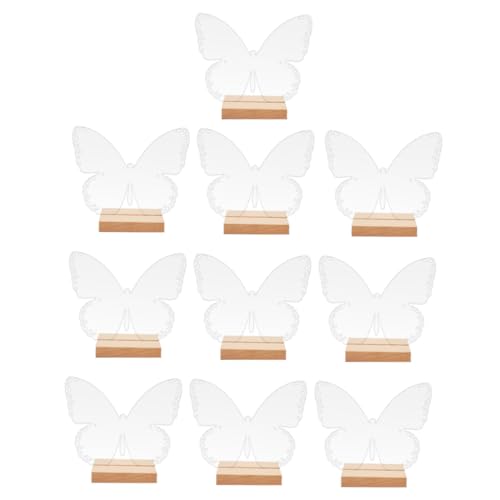 Mikinona 10 Sätze Tischkarte Rosa Ästhetisch Schmetterlinge Tischschild Schmetterlingsständer Ort Für Schmetterlingsetiketten Party Mit Reserviertes Zeichen Rezeption Transparent Holz Mikinona 10 Sätze Tischkarte Rosa Ästhetisch Schmetterlinge Tischschild Schmetterlingsständer Ort Für Schmetterlingsetiketten Party Mit Reserviertes Zeichen Rezeption Transparent Holz von Mikinona