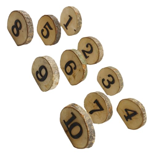 Mikinona 10 Stück Holzblocktischnummerplatte Sitzplätze reserviert Hochzeitszeichen Tabellennummer steht dekorativ Nummer des Hochzeitstisches Hochzeitstischnummer aus Holz Holztischnummer Mikinona 10 Stück Holzblocktischnummerplatte Sitzplätze reserviert Hochzeitszeichen Tabellennummer steht dekorativ Nummer des Hochzeitstisches Hochzeitstischnummer aus Holz Holztischnummer von Mikinona