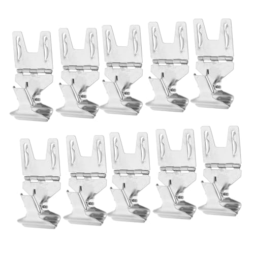 Mikinona 10 Stück Metall Warenschild Clip Lebensmittelschilder Clip Halter Ständer Preise Display Halter Etiketten Clip Preise Regal Regal Clips Für Einzelhandelsgeschäft Büro von Mikinona