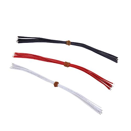 Mikinona 30St 22 AWG Instrumentendraht Gitarren-Patchkabel Anschlusskabel für Gitarre Akkord drei gitarrenkabel guitar cable das Kabel Pulloverband 22 AWG Pickup-Draht 22 AWG Anschlusskabel von Mikinona