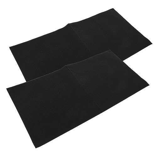 Mikinona 50 Stück Bankette Servietten Abendessenhandserviette Festliche Servietten Gästeservietten Serviettengewebe Personalisierte Servietten Tischdekoration Zu Hause Black Papier von Mikinona