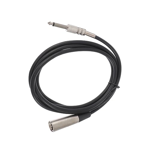 Mikinona Audio Kabel Mit Zinklegierungstecker Doppelt Geschirmt Klinke Auf XLR Für Mikrofon Und Audioverbindungen Professionelles Audiokabel Ideal Für HiFi Systeme von Mikinona