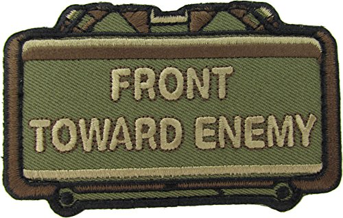 Claymore Mine Morale Patch - Front Toward Enemy (Woodland (Grün)) von Mil-Spec Monkey