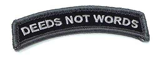 Milspec Monkey - Deeds Not Words - Tab Morale Patch - SWAT - Urban von Mil-Spec Monkey