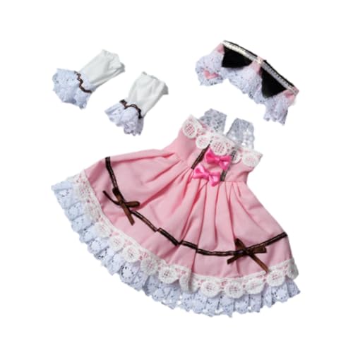 Milageto 1/6 Puppe Prinzessin Kleid Haar Zubehör DIY für Kinder, Kleidung Machen Sie Ihre eigenen Puppen Kleid up für 11,81 Zoll von Milageto