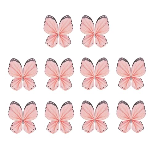 Milageto 20x Blumenstrauß Geschenkpapier Verpackungspapier Ornament Schmetterling Styling DIY Basteln Blumenverpackung für Muttertag Hochzeit, Rosa von Milageto