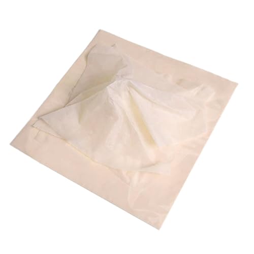 Milageto 40x Blumenstrauß-Verpackungspapier, Milchbaumwollpapier, einfaches, wasserdichtes Blumenverpackungspapier für Geburtstags-Floristen-Blumenstrauß, Beigegelb von Milageto