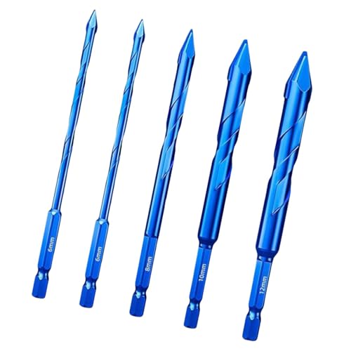 Milageto Exzentrischer Bohrersatz mit gekrümmter Spitze, Sechskantschaft, direkter Ersatzaufsatz, tragbar, schnell, hohe Härte, professionell für, 6 6 8 10 12 Mm Milageto Exzentrischer Bohrersatz mit gekrümmter Spitze, Sechskantschaft, direkter Ersatzaufsatz, tragbar, schnell, hohe Härte, professionell für, 6 6 8 10 12 Mm von Milageto