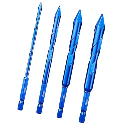 Milageto Exzentrischer Bohrersatz mit gekrümmter Spitze, Sechskantschaft, direkter Ersatzaufsatz, tragbar, schnell, hohe Härte, professionell für, 6 Mm 8 Mm 10 Mm 12 Mm Milageto Exzentrischer Bohrersatz mit gekrümmter Spitze, Sechskantschaft, direkter Ersatzaufsatz, tragbar, schnell, hohe Härte, professionell für, 6 Mm 8 Mm 10 Mm 12 Mm von Milageto