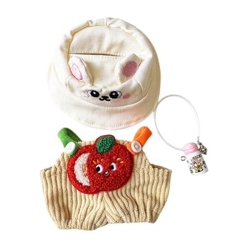 Milageto Puppen Hosen Kleidung, Mädchen Puppen Kleidung, Puppen Kleidung und Accessoires, Puppen Outfits Zubehör für Puppen, Anhänger Puppe, Mädchen Puppe, Obstflaschen-Set von Milageto