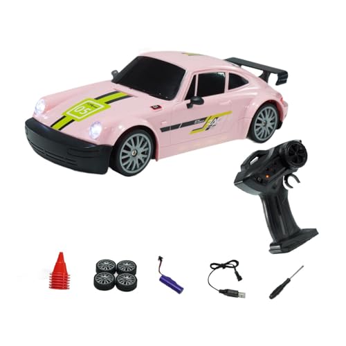 Milageto RC-Autos Spielzeug für Kinder Geschenke, Kinderspielzeug Fahrzeug Spielzeugmodell, Sammlerstück High Speed Drifts RC Auto für Partygeschenk, ROSA von Milageto