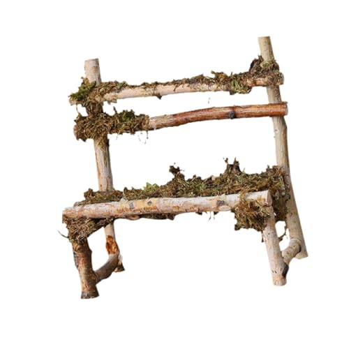 Milageto Stuhl-Statue, Holzfigur, dekorative Sammlerskulptur, Ornament für den Schreibtisch, Wohnzimmer, Einweihungsparty, Kamin, Schrank, Höhe 14.8 cm von Milageto