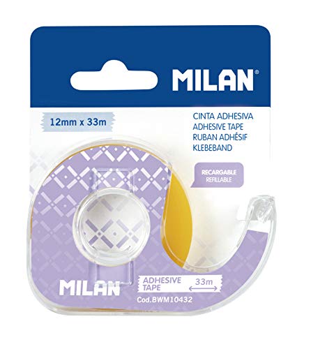 Dispenserfolie mit Klebeband, 12 mm x 33 m von MILAN